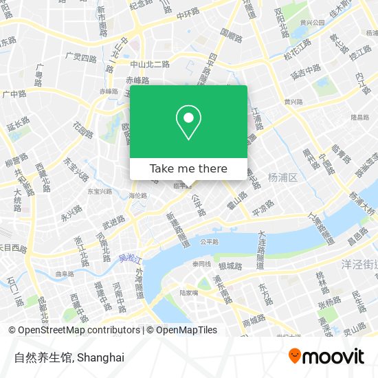 自然养生馆 map