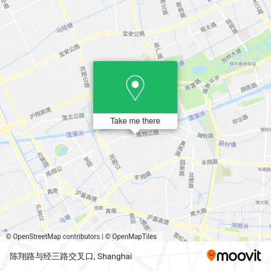陈翔路与经三路交叉口 map