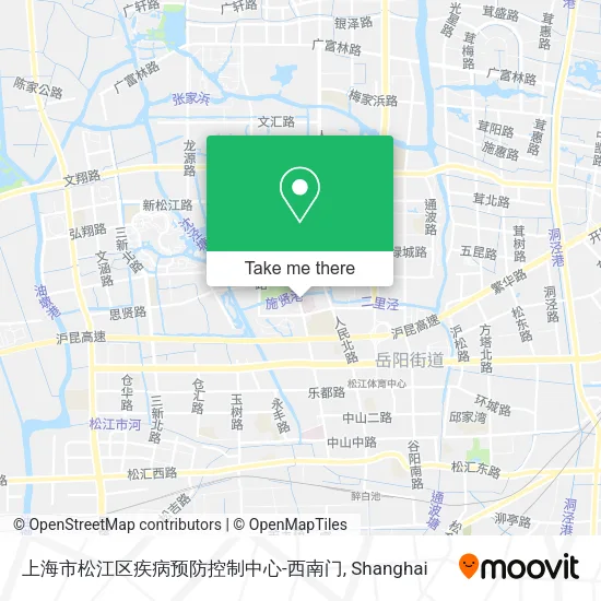 上海市松江区疾病预防控制中心-西南门 map