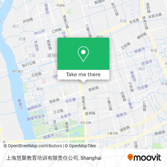 上海慧聚教育培训有限责任公司 map