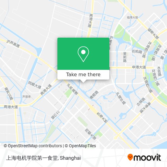 上海电机学院第一食堂 map