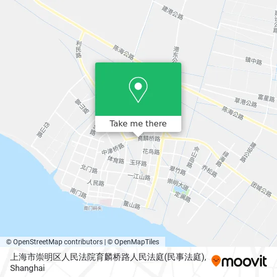 上海市崇明区人民法院育麟桥路人民法庭(民事法庭) map
