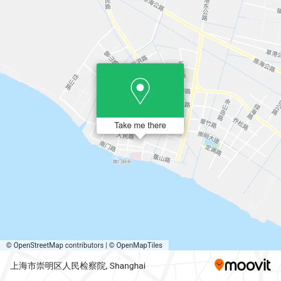 上海市崇明区人民检察院 map
