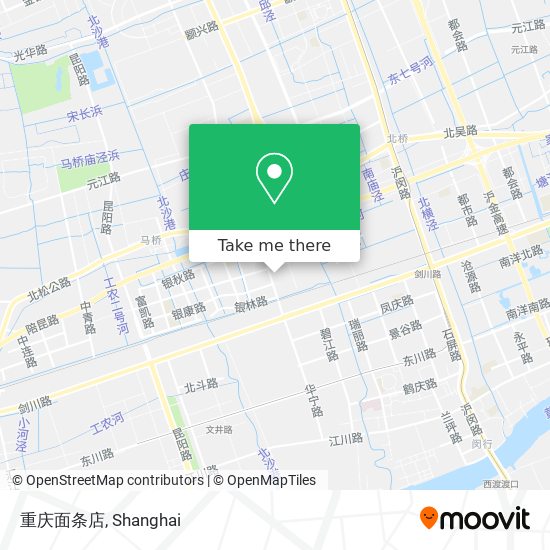重庆面条店 map