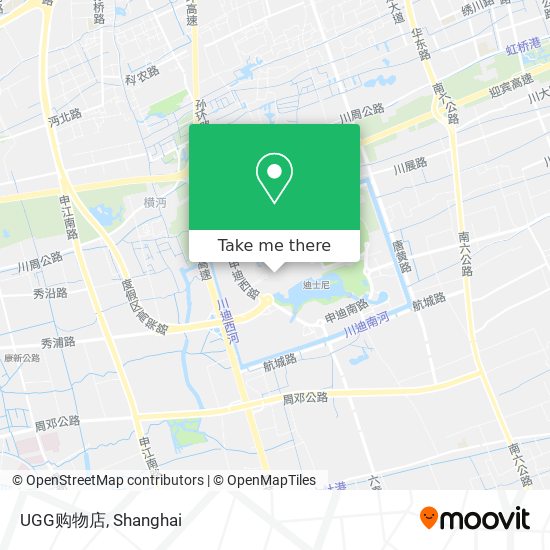 UGG购物店 map