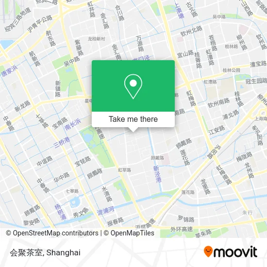 会聚茶室 map
