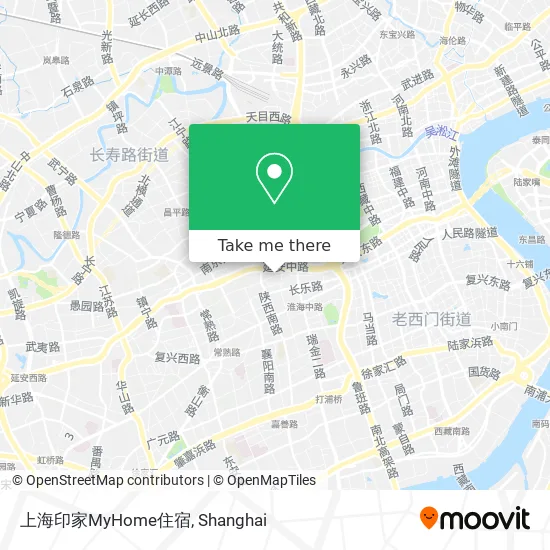 上海印家MyHome住宿 map