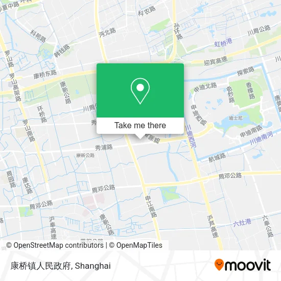 康桥镇人民政府 map