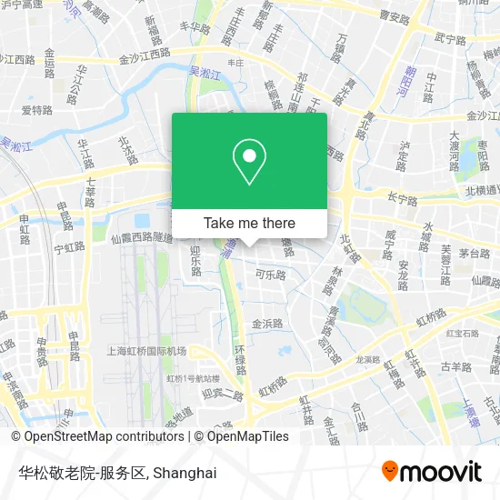 华松敬老院-服务区 map
