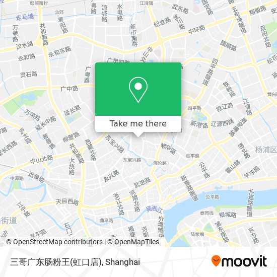 三哥广东肠粉王(虹口店) map