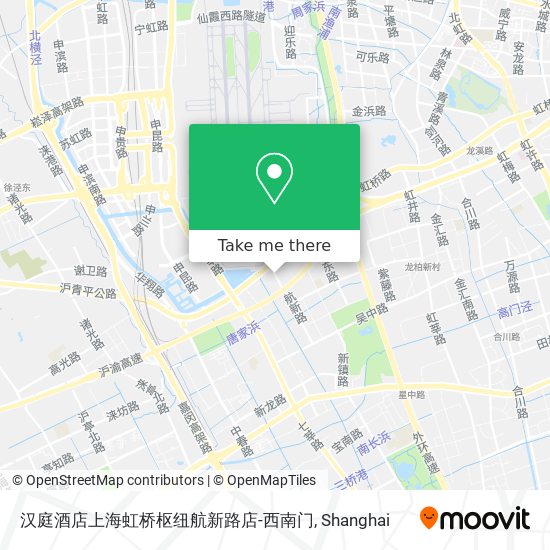 汉庭酒店上海虹桥枢纽航新路店-西南门 map