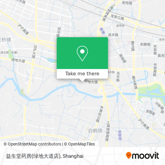 益生堂药房(绿地大道店) map