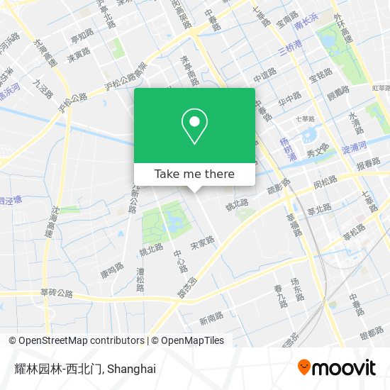 耀林园林-西北门 map