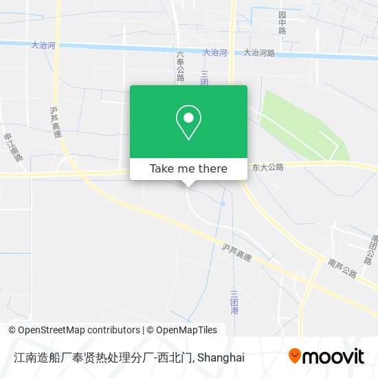 江南造船厂奉贤热处理分厂-西北门 map
