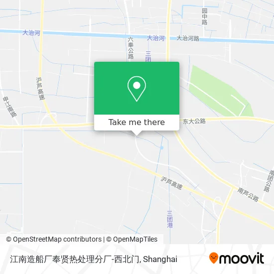 江南造船厂奉贤热处理分厂-西北门 map