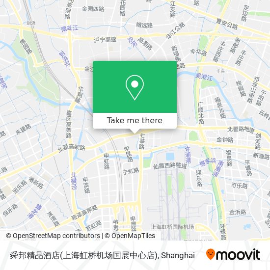 舜邦精品酒店(上海虹桥机场国展中心店) map