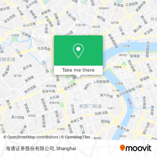 海通证券股份有限公司 map