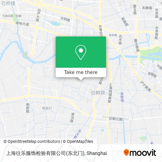 上海往乐服饰检验有限公司(东北门) map