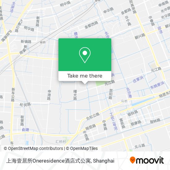 上海壹居所Oneresidence酒店式公寓 map