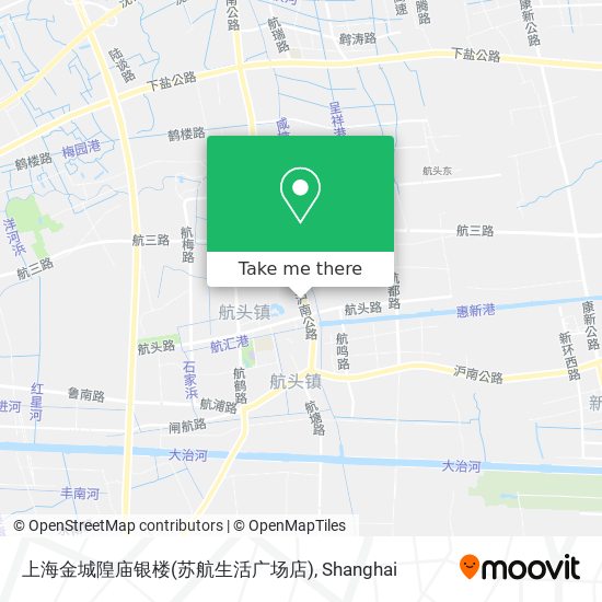 上海金城隍庙银楼(苏航生活广场店) map