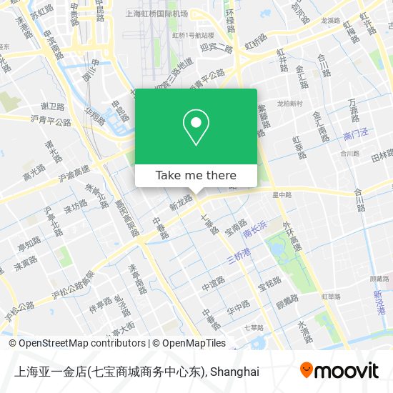 上海亚一金店(七宝商城商务中心东) map