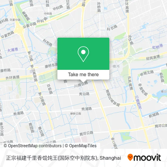 正宗福建千里香馄饨王(国际空中别院东) map