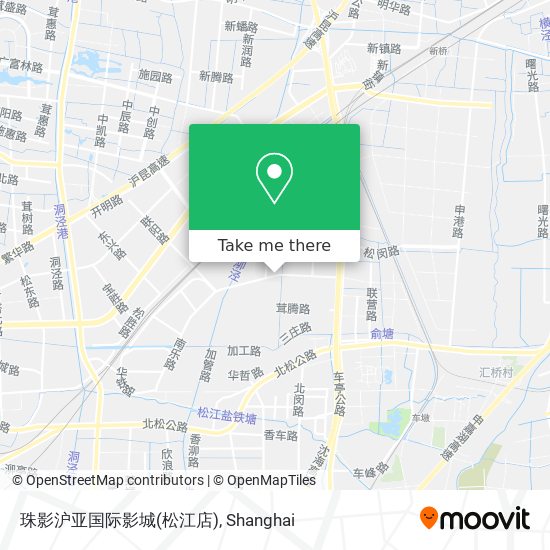 珠影沪亚国际影城(松江店) map