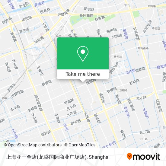 上海亚一金店(龙盛国际商业广场店) map
