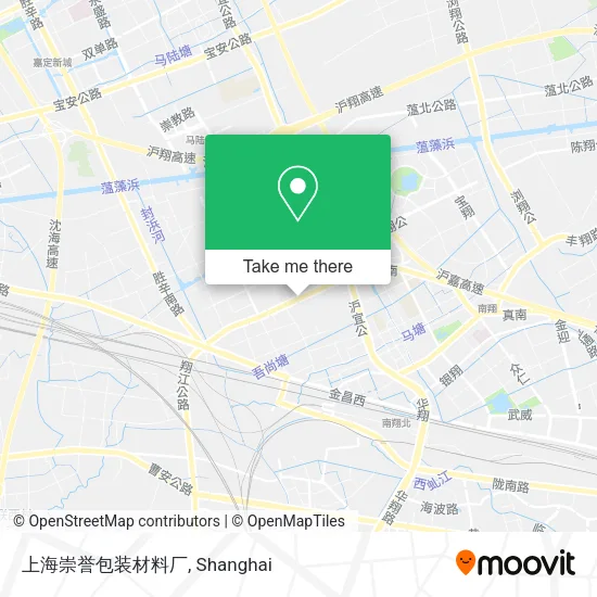 上海崇誉包装材料厂 map