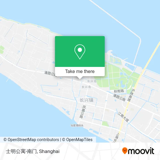 士明公寓-南门 map