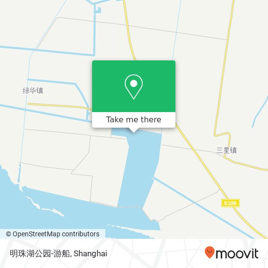 明珠湖公园-游船 map