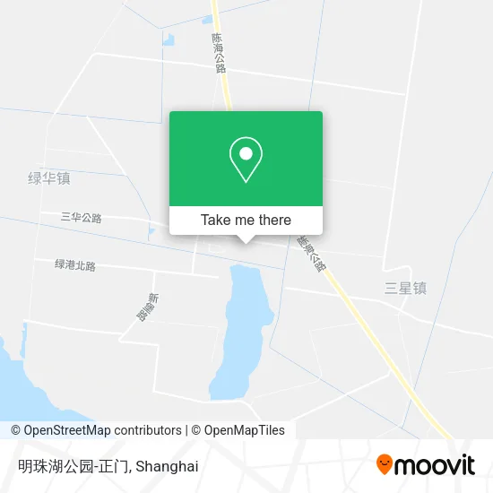 明珠湖公园-正门 map