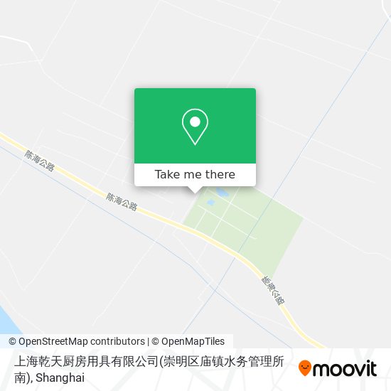 上海乾天厨房用具有限公司(崇明区庙镇水务管理所南) map