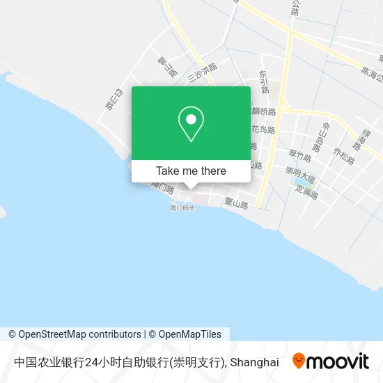 中国农业银行24小时自助银行(崇明支行) map