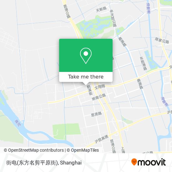 街电(东方名剪平原街) map
