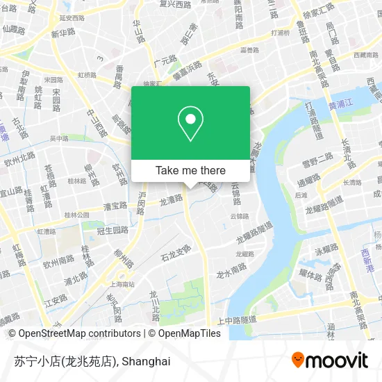 苏宁小店(龙兆苑店) map