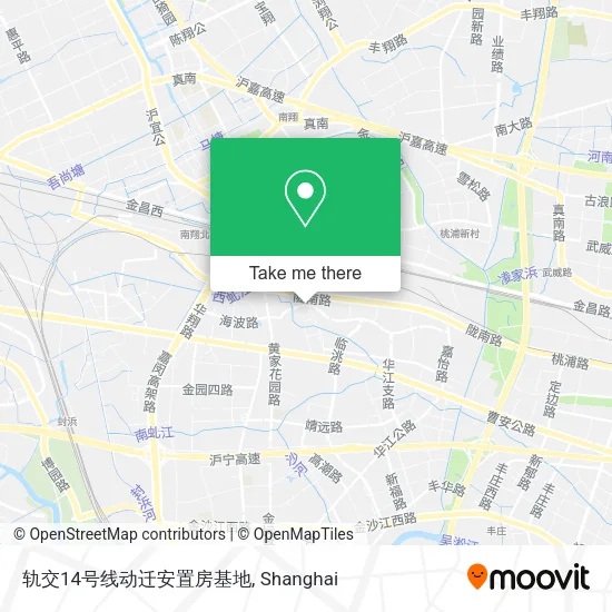 轨交14号线动迁安置房基地 map