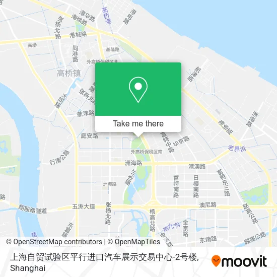 上海自贸试验区平行进口汽车展示交易中心-2号楼 map