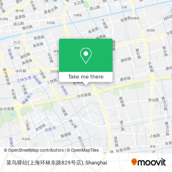 菜鸟驿站(上海环林东路829号店) map