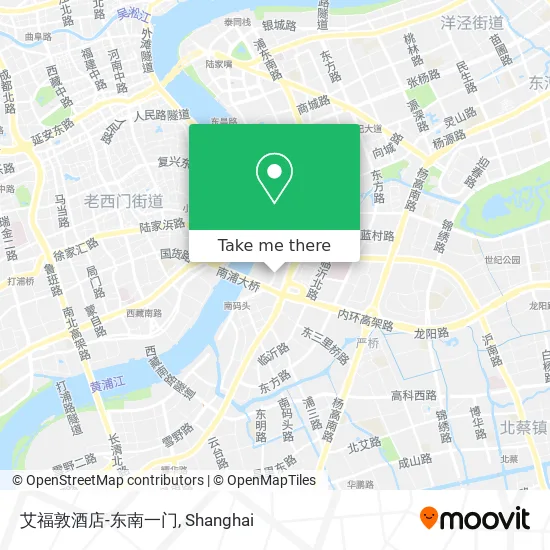 艾福敦酒店-东南一门 map