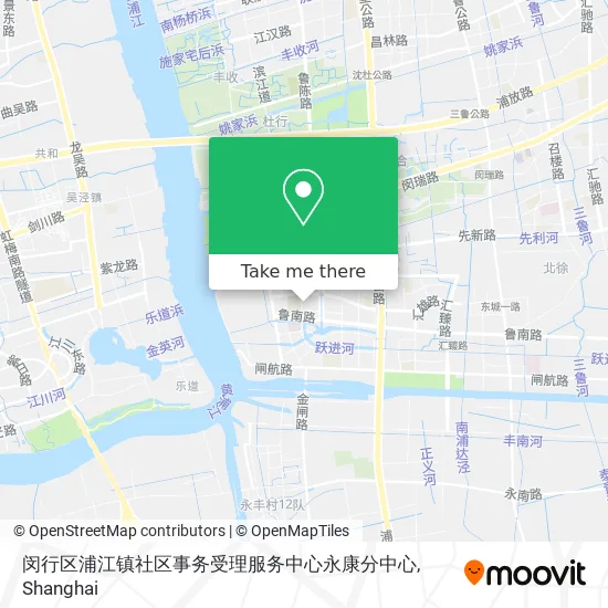 闵行区浦江镇社区事务受理服务中心永康分中心 map