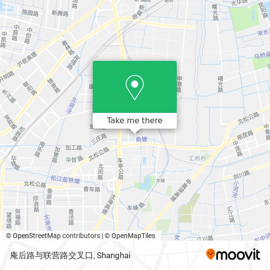 庵后路与联营路交叉口 map