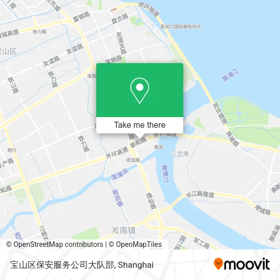 宝山区保安服务公司大队部 map