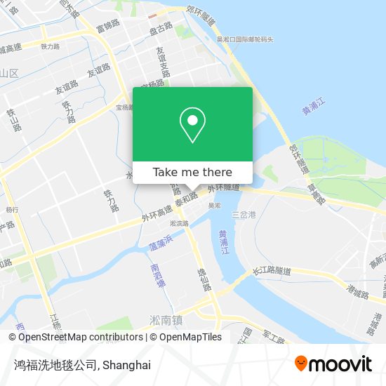 鸿福洗地毯公司 map