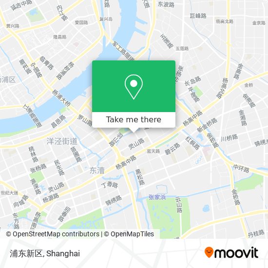 浦东新区 map