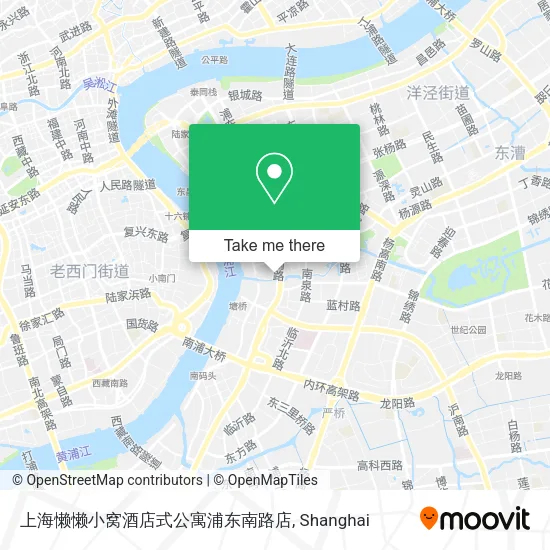 上海懒懒小窝酒店式公寓浦东南路店 map