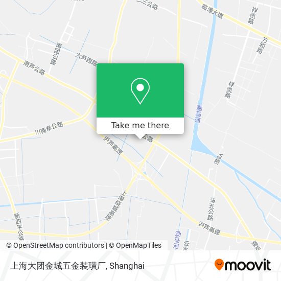 上海大团金城五金装璜厂 map
