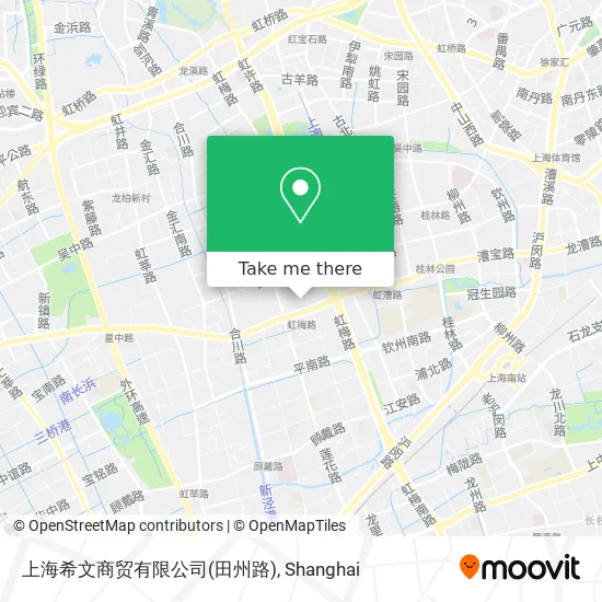 上海希文商贸有限公司(田州路) map