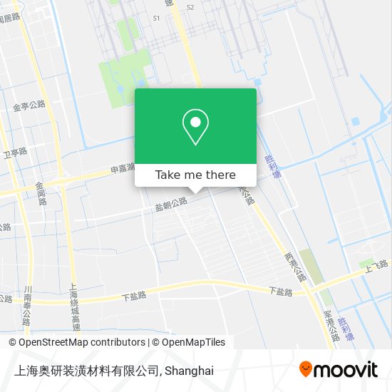 上海奥研装潢材料有限公司 map