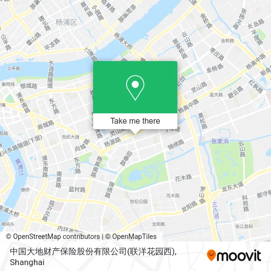 中国大地财产保险股份有限公司(联洋花园西) map